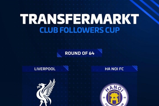 Hà Nội FC thắng Liverpool 26.300-11.900 ở Club Followers Cup