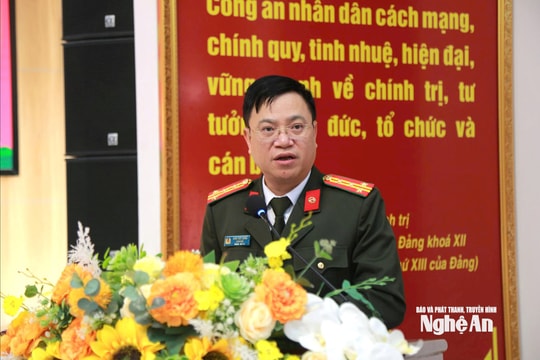 Công an tỉnh Nghệ An phát động ủng hộ đồng bào miền Trung, Tây Nguyên bị thiệt hại do mưa lũ