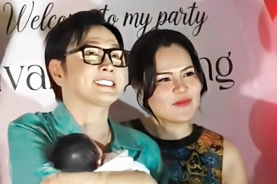 Phương Lê và Vũ Luân mừng đầy tháng con gái tại biệt thự 200 tỷ