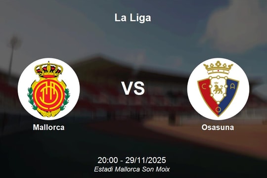 Nhận định Mallorca vs Osasuna: Cuộc chiến ở nhóm cuối La Liga