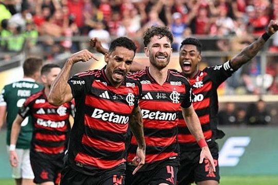 Flamengo hạ Palmeiras 1-0, vô địch Copa Libertadores