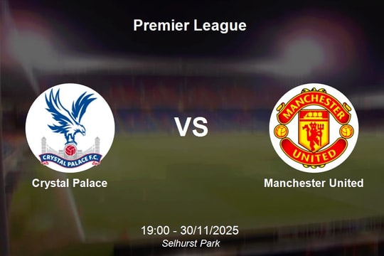 Nhận định Crystal Palace vs Man United: Thử thách tại Selhurst Park