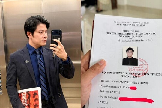 Nhạc sĩ Nguyễn Văn Chung trở thành tân sinh viên ở tuổi 42