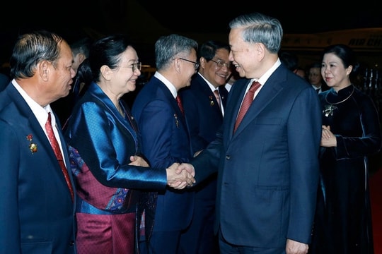Tổng Bí thư Tô Lâm và Phu nhân kết thúc tốt đẹp chuyến thăm cấp Nhà nước tới Lào
