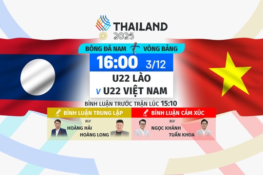Siêu máy tính dự đoán kết quả trận U22 Việt Nam vs U22 Lào tại SEA Games 33