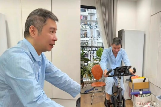 NSND Công Lý nỗ lực tập luyện, vợ xúc động chia sẻ video