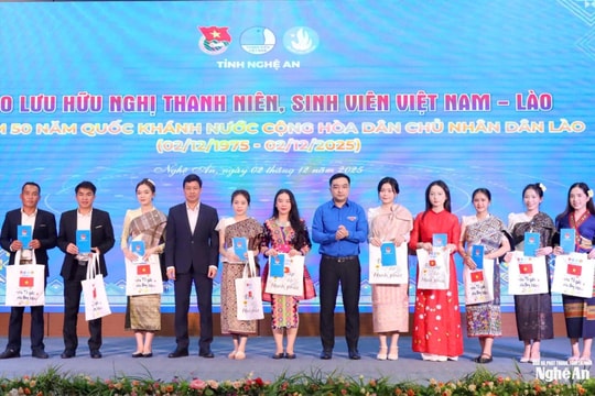 Giao lưu hữu nghị thanh niên, sinh viên Việt Nam - Lào năm 2025