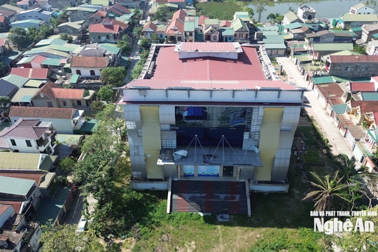 Sau gần 10 năm thi công, Dự án Trung tâm bảo tồn và phát huy giá trị dân ca ví, giặm Nghệ Tĩnh vẫn còn dang dở