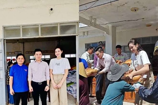 Đỗ Thị Hà và chồng hỗ trợ 5 tỷ đồng, 40 tấn gạo cho người dân