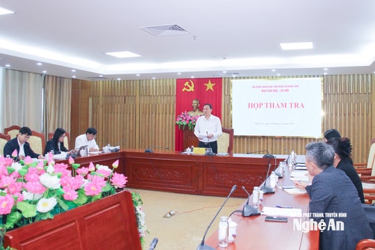 Thẩm tra dự thảo nghị quyết quy định mức học phí đối với cơ sở giáo dục trên địa bàn tỉnh Nghệ An