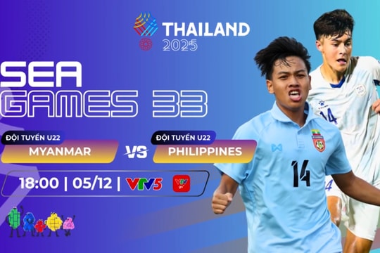 Lịch thi đấu SEA Games 33 2025 hôm nay 5/12/2025