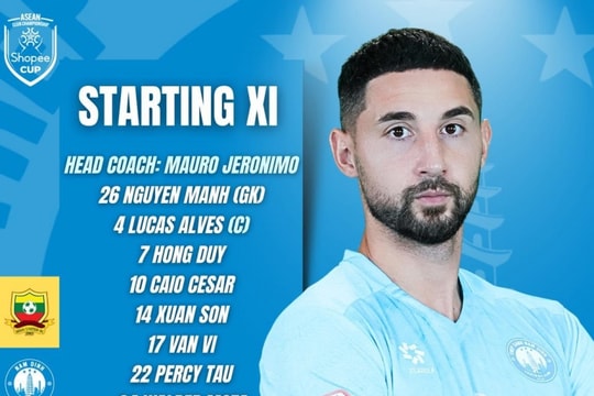 Nam Định làm khách Shan Utd 18h30: Xuân Son gánh công