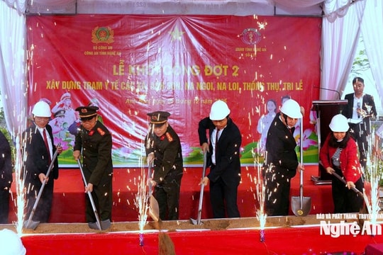 Khởi công đợt 2 - xây dựng Trạm Y tế các xã miền Tây Nghệ An