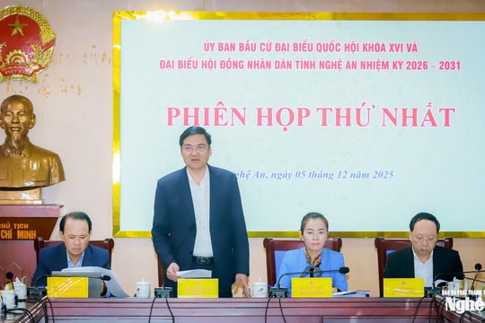 Nghệ An kiện toàn Ủy ban bầu cử đại biểu Quốc hội khóa XVI và đại biểu HĐND tỉnh nhiệm kỳ 2026 - 2031