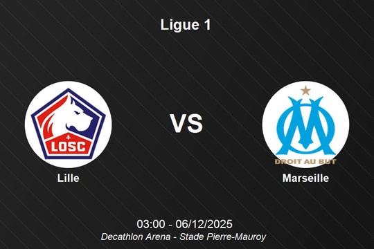 Nhận định Lille vs Marseille - So kè trực tiếp cho top 4 Ligue 1