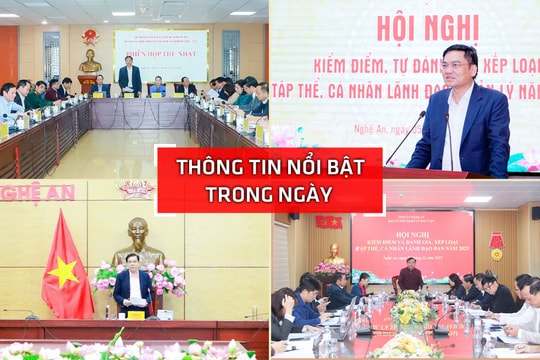 Nghệ An: Thông tin nổi bật ngày 5/12