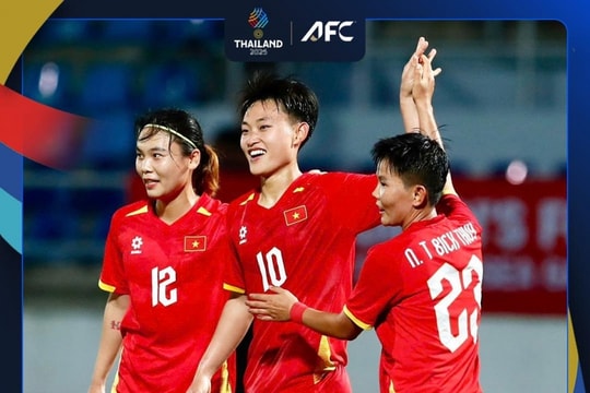 ĐT nữ Việt Nam thắng 7-0 Malaysia, AFC chúc mừng ra quân