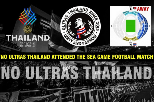Ultras Thailand trở lại, Thái Lan tiếp lửa đua U22 Việt Nam