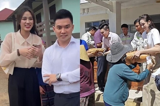 Hoa hậu Việt và bạn đời: Hình ảnh giản dị trong các hoạt động thiện nguyện