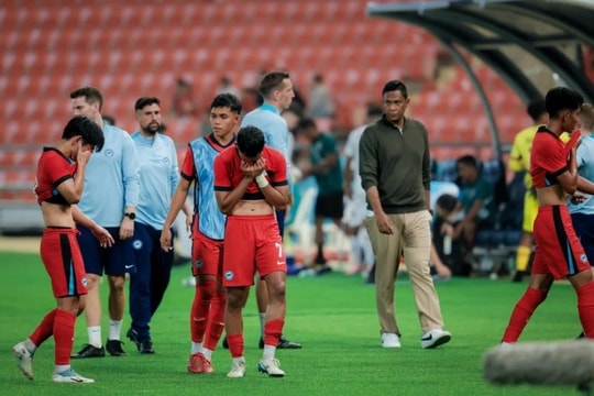U22 Singapore thua sốc 1-3 trước U22 Timor-Leste ngày mở màn