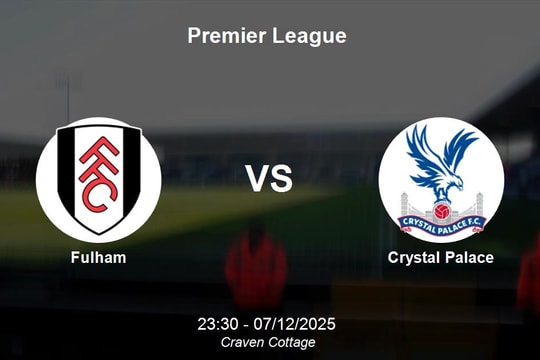 Nhận định Fulham vs Crystal Palace - Vòng đấu Premier League