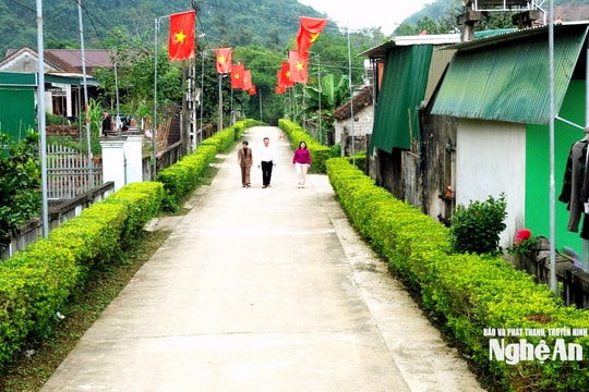 Nhân rộng mô hình không gian xanh - điểm nhấn xây dựng nông thôn mới ở Nghệ An