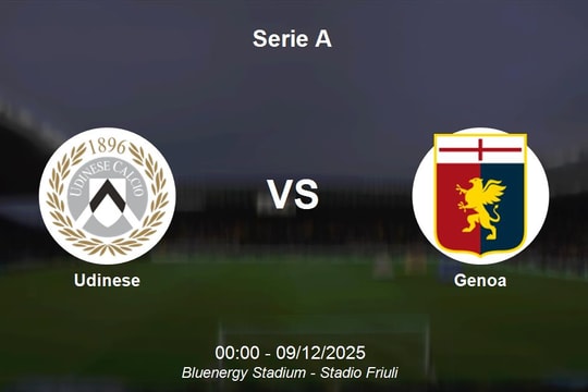 Nhận định Udinese vs Genoa - Serie A: Lịch sử đối đầu áp đảo