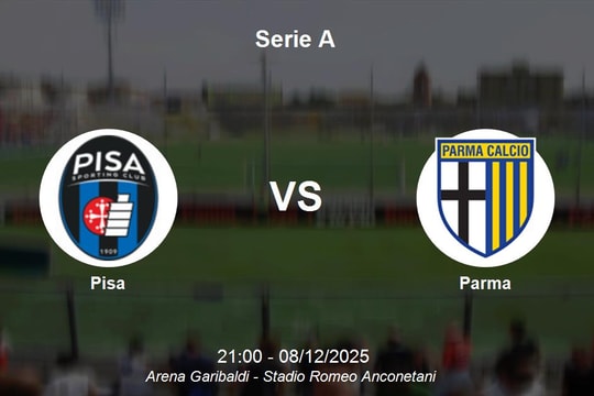 Nhận định Pisa vs Parma - Serie A: Cuộc chiến ở nhóm cuối bảng