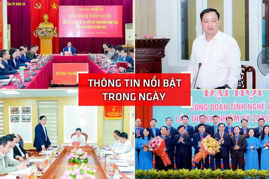 Nghệ An: Thông tin nổi bật ngày 8/12
