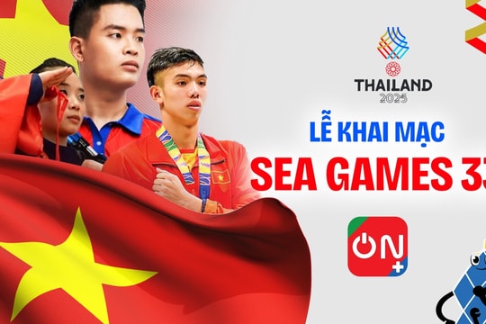 VTV2, VTV6 trực tiếp lễ khai mạc SEA Game 33 2025