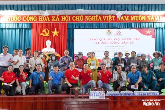 Nafoods Group tiếp sức cùng đồng bào vượt qua thiên tai