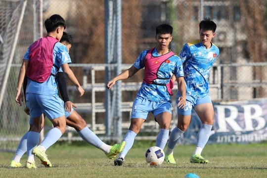 U22 Việt Nam căng buổi tập, chốt đội hình đấu U22 Malaysia