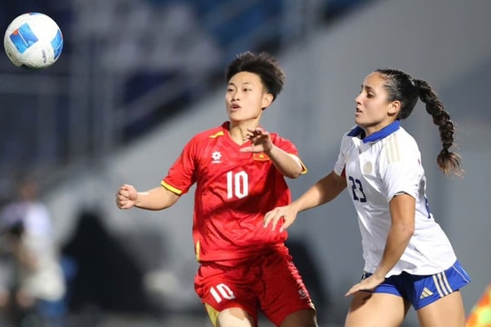 Tuyển nữ Việt Nam thua Philippines 0-1, buộc thắng Myanmar