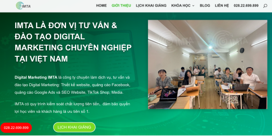 Khóa học Digital Marketing tại TP. HCM - Học thực chiến A-Z tại IMTA
