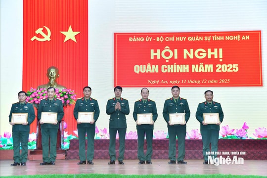 Bộ CHQS tỉnh tổ chức hội nghị quân chính năm 2025