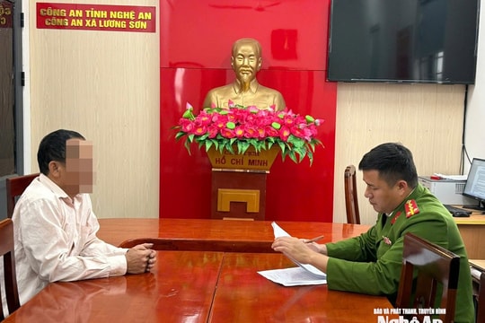 Công an xã Lương Sơn xác minh, triệu tập đối tượng hành hung tài xế xe buýt