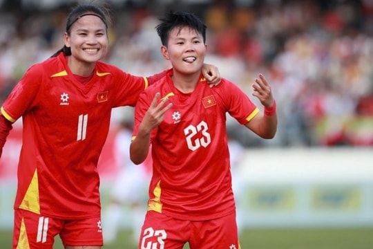 ĐT nữ Việt Nam 2-0 Myanmar, vào bán kết SEA Games 33