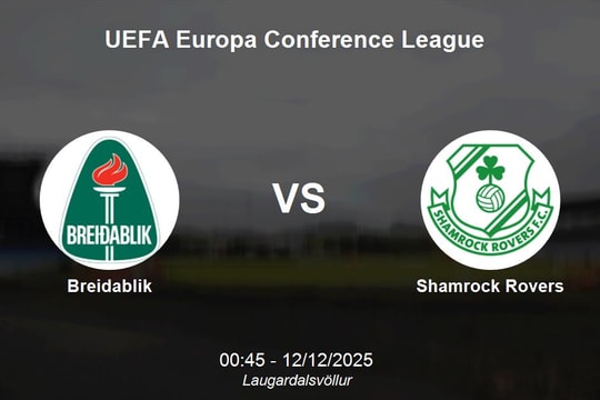 Nhận định Breidablik vs Shamrock Rovers - Conference League