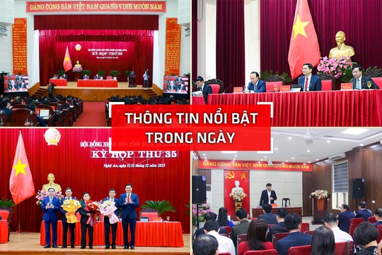 Nghệ An: Thông tin nổi bật ngày 11/12