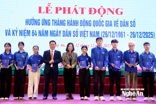 Nghệ An phát động Tháng hành động quốc gia về dân số năm 2025