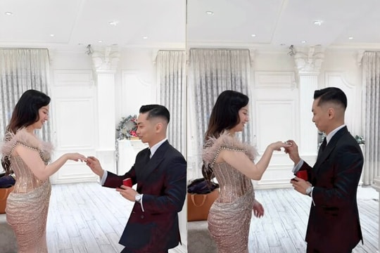 Phan Hiển tái cầu hôn Khánh Thi bằng nhẫn kim cương