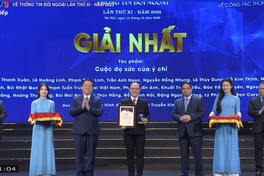 VTV thắng lớn tại Giải thưởng Thông tin đối ngoại lần thứ XI