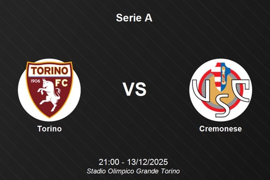 Nhận định Torino vs Cremonese - Serie A: Chủ nhà lâm nguy