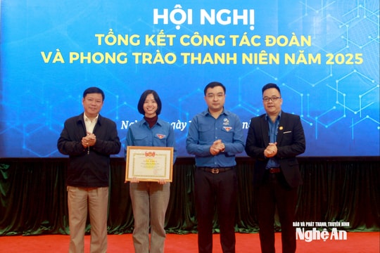 Đoàn các cơ quan Đảng tỉnh Nghệ An tổng kết công tác Đoàn và phong trào thanh niên năm 2025