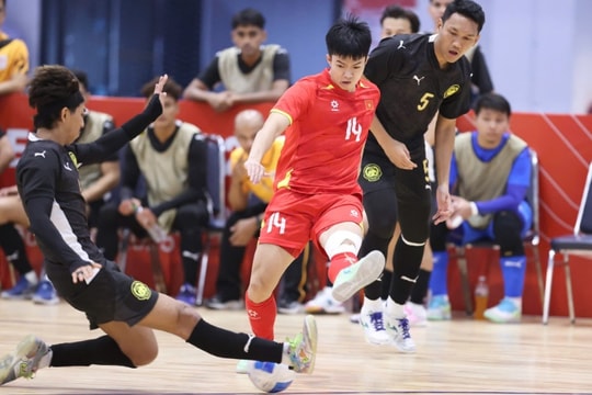 Futsal Việt Nam thua Malaysia 2-4 trận ra quân SEA Games 33