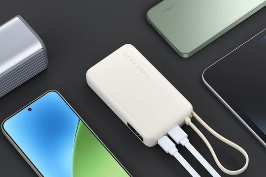 Xiaomi ra mắt sạc dự phòng 67W: Nhỏ gọn, sạc được laptop