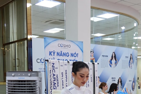 Phương Linh gặp sự cố trang phục tại Bán kết Miss Cosmo 2025