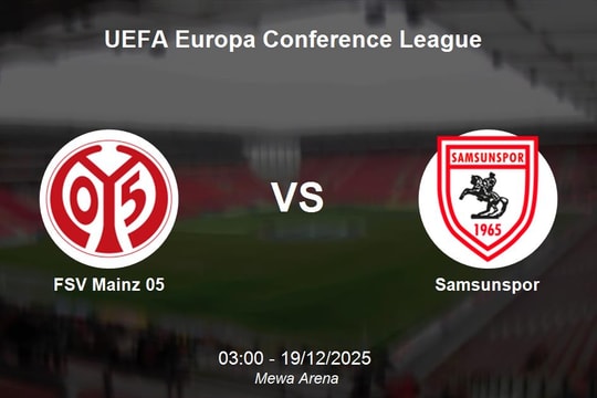 Nhận định FSV Mainz 05 vs Samsunspor - Europa Conference League