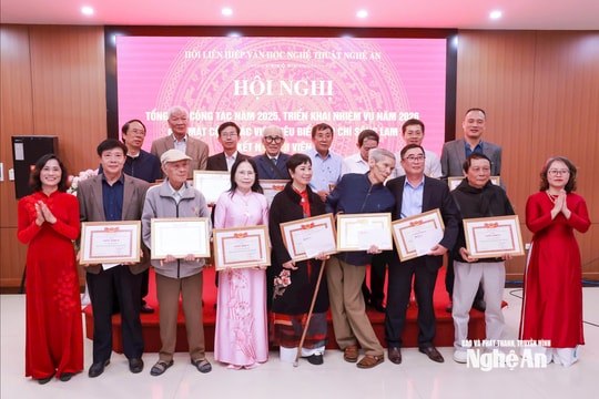 Hội Liên hiệp VHNT Nghệ An triển khai nhiệm vụ năm 2026, gặp mặt cộng tác viên Tạp chí Sông Lam