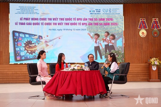 Cuộc thi viết thư Quốc tế UPU 2026: Kết nối con người thời số hóa